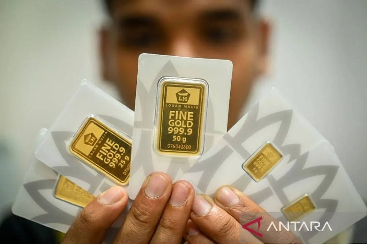Harga Emas Antam Naik Rp10.000, Kini Rp2,580 Juta per Gram